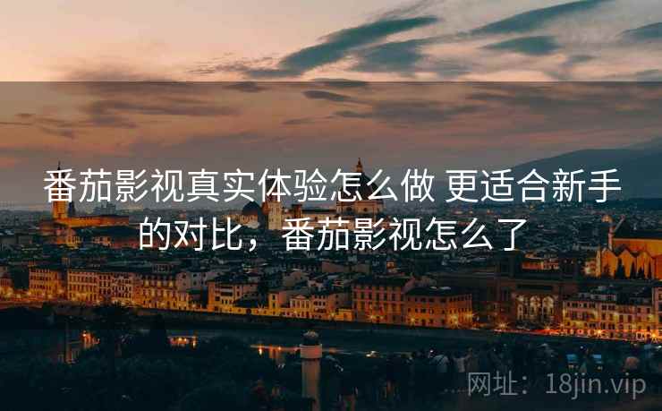 番茄影视真实体验怎么做 更适合新手的对比，番茄影视怎么了