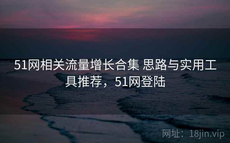 51网相关流量增长合集 思路与实用工具推荐，51网登陆